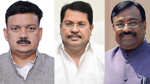 Balu Dhanorkar, Vijay Wadettiwar, Sudhir Mungantiwar