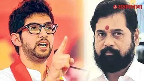 Eknath Shinde Ayodhya Tour : Eknath Shinde On Aditya Thackeray :