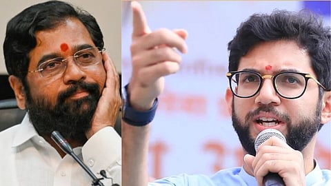 Aditya Thackeray Eknath Shinde
