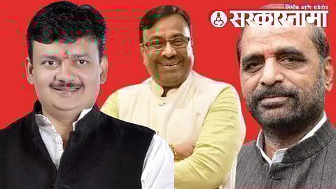 Balu Dhanorkar, Sudhir Mungantiwar and Hansaraj Ahir