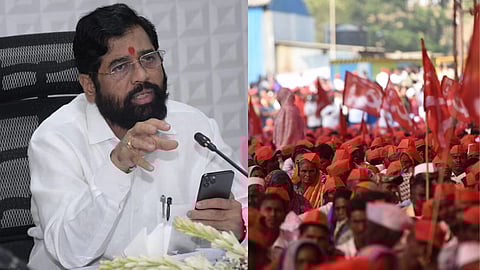 Kisan Sabha, Eknath Shinde