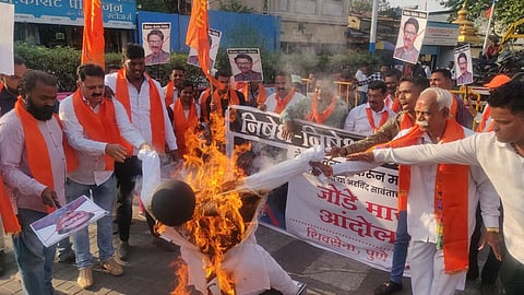 Pune Shivsena Agitation