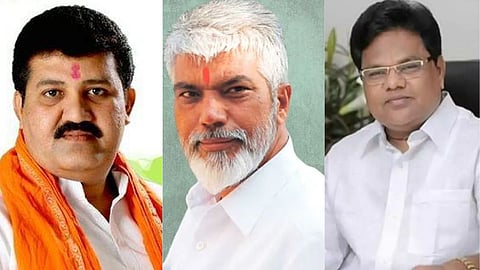 Sanjay Rathod, Dada Bhuse, Tanaji Sawant