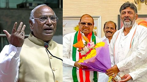 Mallikarjun Kharge-Baburao Chinchansur- D. K. shivkumar