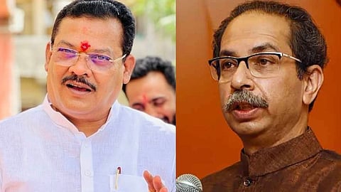 Sanjay Shirsat and Uddhav Thackeray