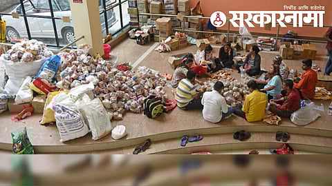 File Photo of  flood affected people