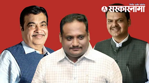 Nitin Gadkari, Pravin Datke and Devendra Fadanvis
