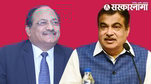 Brajesh Dixit and Nitin Gadkari