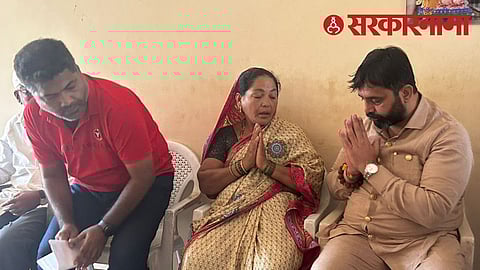 Mahesh Landge visit Pisal Family