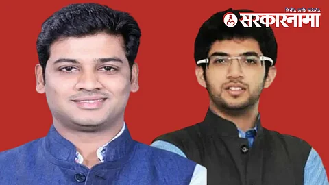 Shrikant Shinde and Aditya Thackeray.