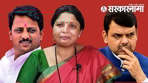 Devendra Godbole, sushma Andhare and Devendra Fadanvis.