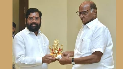 Eknath Shinde-Sharad Pawar
