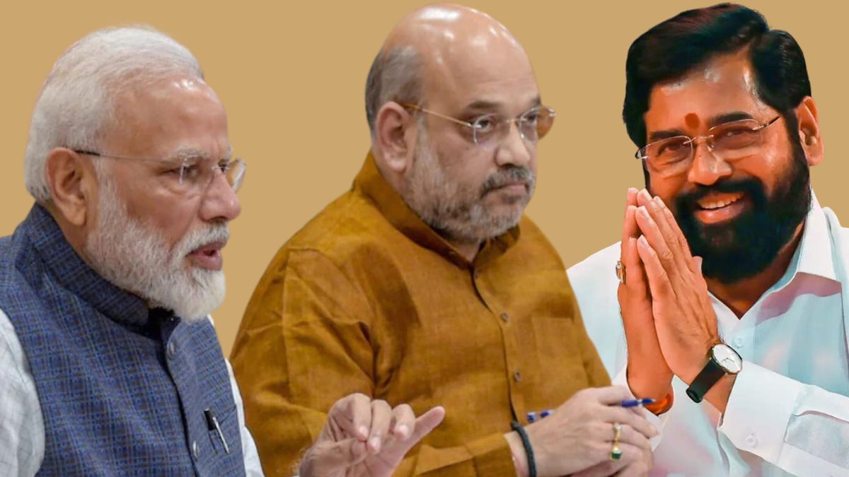 narendra Modi-amit Shah-Eknath Shinde