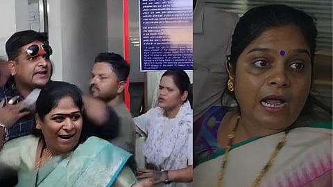 Shivsena Women official Clash