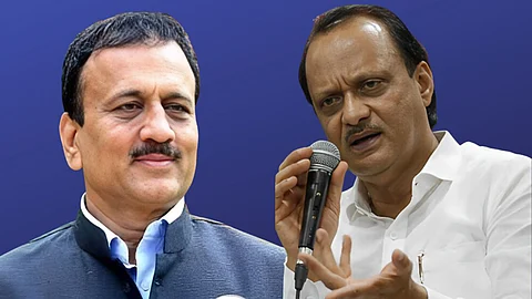 Girish Mahajan, Ajit Pawar
