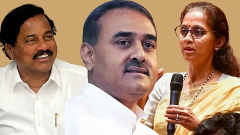 Sunil Tatkare-Supriya Sule-Prafull Patel