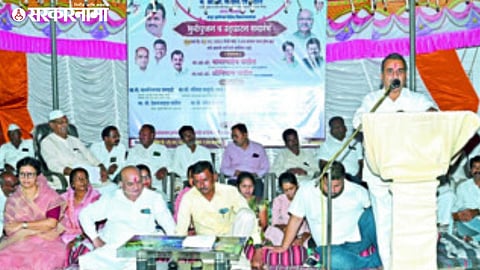 Balasaheb Patil in Masur Programme