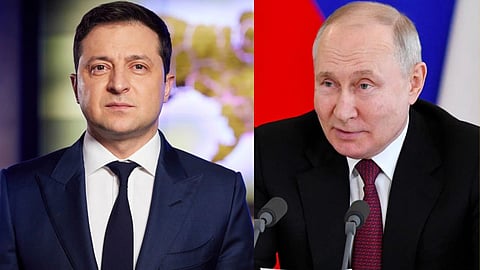 Volodymyr Zelenskyy, Vladimir Putin