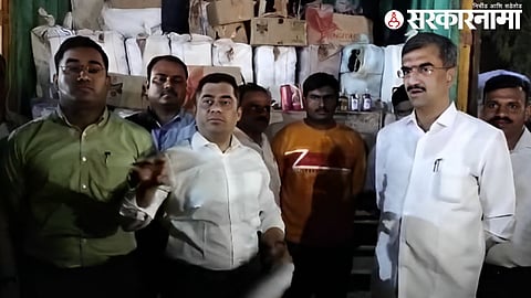 Shambhuraj Desai with Officers