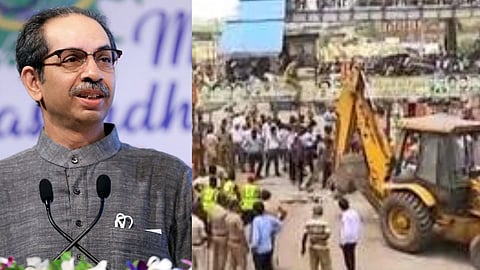 Shiv Sena Shakha Demolish