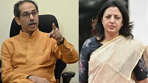 MLA Manisha Kayande and
Uddhav Thackeray