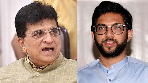 Kirit Somaiya, Aditya Thackeary