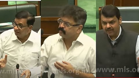 Balasaheb Thorat-jitendra awhad-Devendra Fadnavis