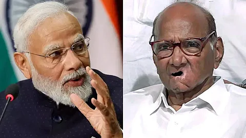 Narendra Modi Sharad Pawar On Same Platform