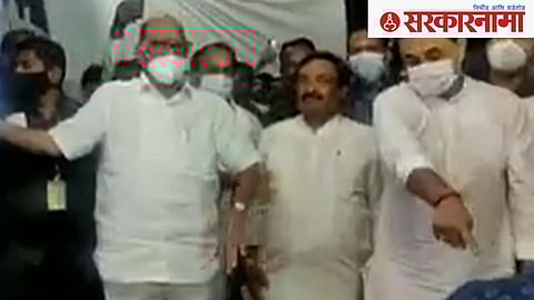 Sharad Pawar, Prashant Pawar and Prafull Petel.