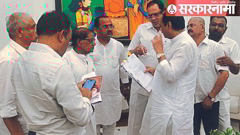 Devidas Pingle with Ajit Pawar