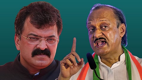 Jitendra Awhad, Ajit Pawar