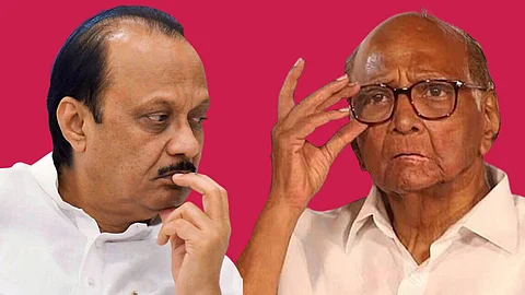 Ajit Pawar, Sharad Pawar