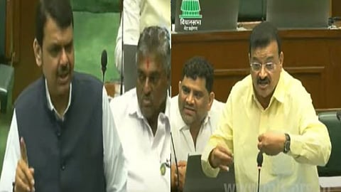 Devendra Fadnavis -Bhaskar Jadhav