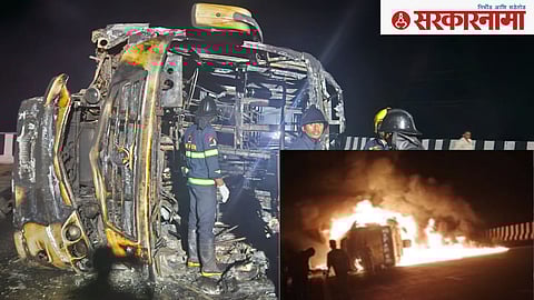 Accident on Samruddhi Highway