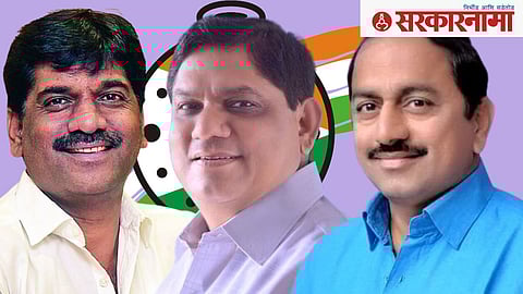 Duneshwar Pethe, Shekhar Sawarbandhe and Baba Gujar, NCP.