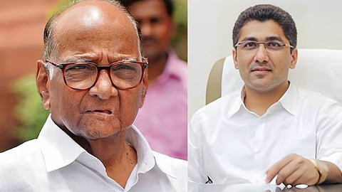 Sharad Pawar and Sangram Jagtap