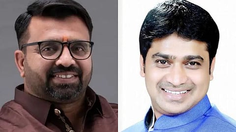 MLA Mahesh Landge and Ajit Gavhane