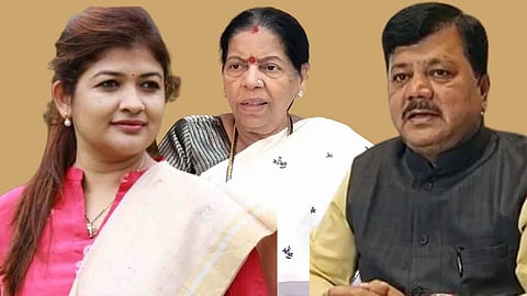 Shweta Mahale-Manda Mhatre-Praveen Darekar