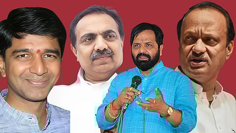 Prashant Bamb, Jayant Patil, Bharat Gogawale, Ajit Pawar