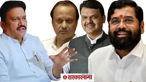 Shashikant Shinde, Ajit Pawar, Devendra Fadanvis, Eknath Shinde