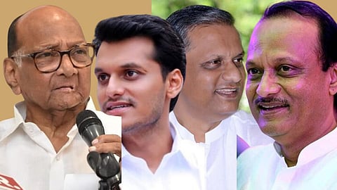 Sharad Pawar-Yugendra Pawar-Srinivas Pawar-Ajit Pawar