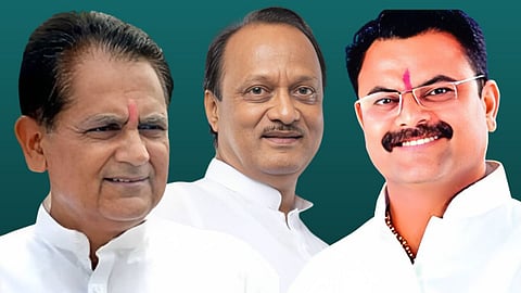 Chimanrao Patil, Ajit Pawar, Kishor Patil