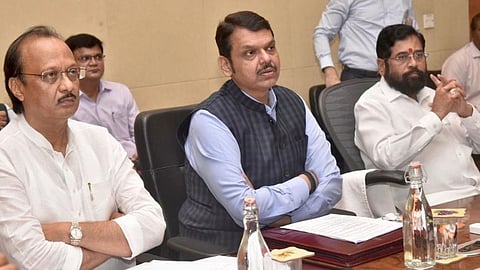 Eknath Shinde, Devendra Fadnavis, Ajit Pawar