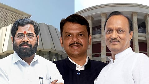 Eknath Shinde, Devendra Fadnavis, Ajit Pawar