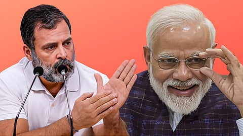 Rahul Gandhi, Narendra Modi