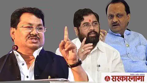 Vijay Wadettiwar, Eknath Shinde and Ajit Pawar