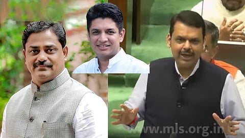 Sangram Thopte-Satyajeet Tambe-Devendra Fadnavis