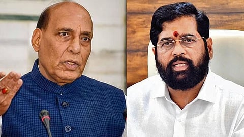 Rajnath Singh and Eknath Shinde