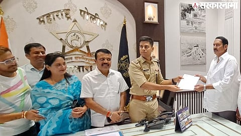 MP Udayanaraje met SP Sameer Shaikh