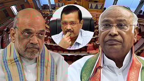 Amit Shah, Mallikarjun Kharge, Arwind Kejariwal